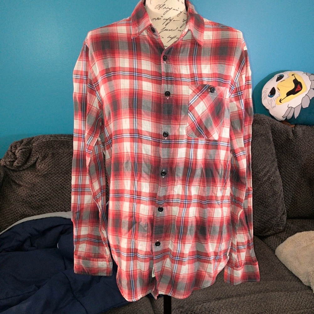 🎉4 for $20 AE Seriously Soft Classic Fit Flannel, Medium